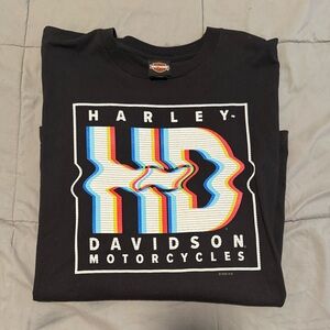 Harley-Davidson Black Tee with Vibrant HD Logo